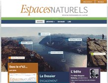Tablet Screenshot of espaces-naturels.info