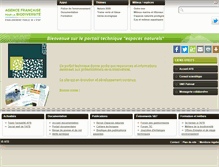 Tablet Screenshot of espaces-naturels.fr
